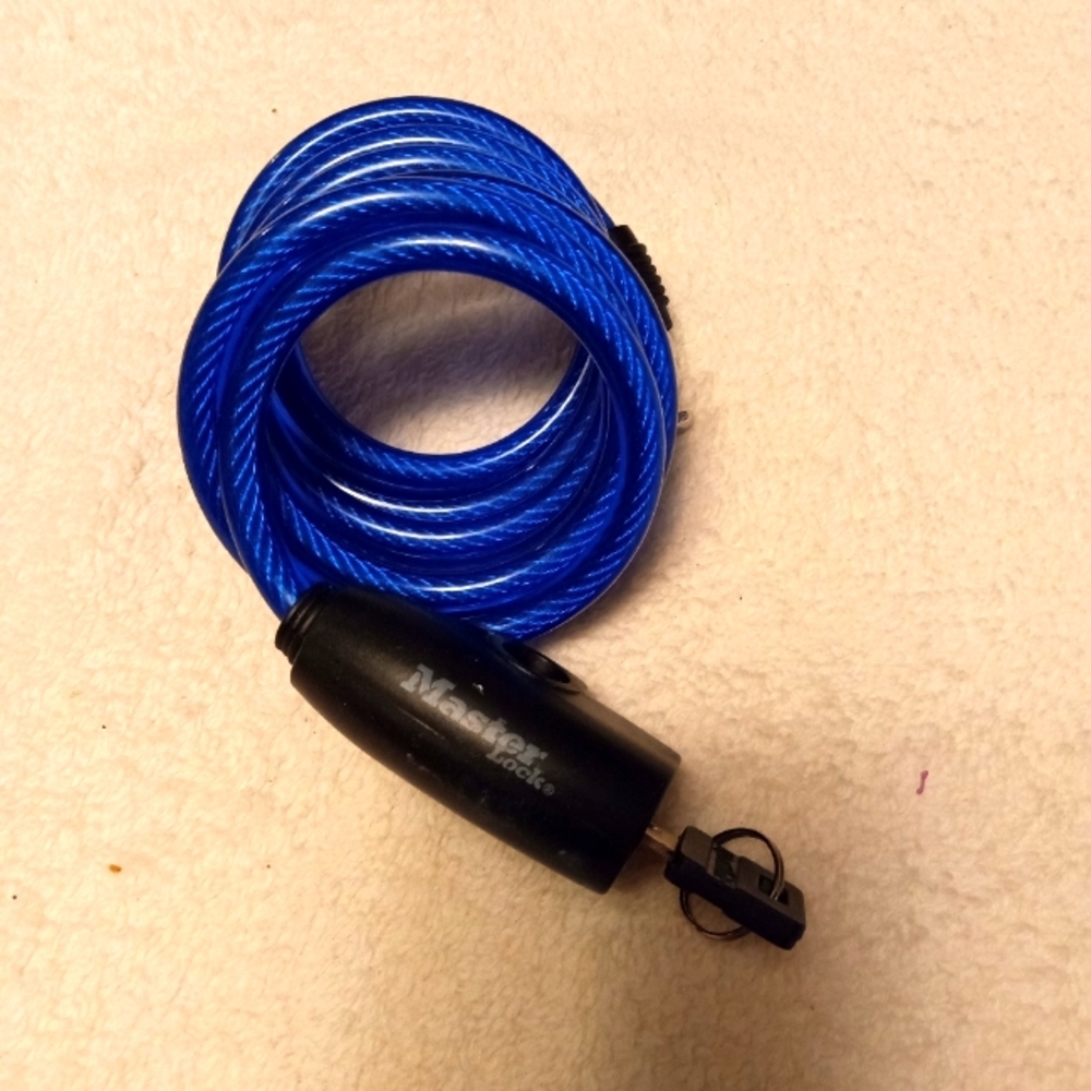 Bike lock with key